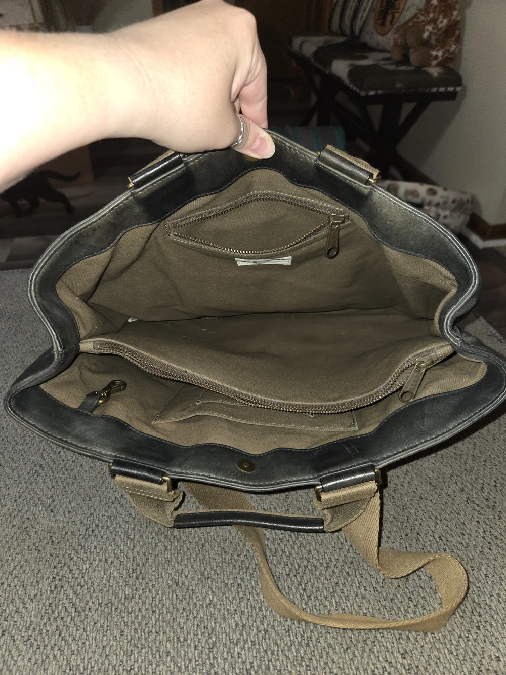 Feed Leather Work Bag